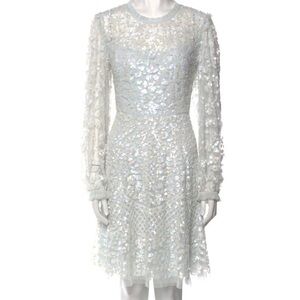 Ice blue needle & thread dress